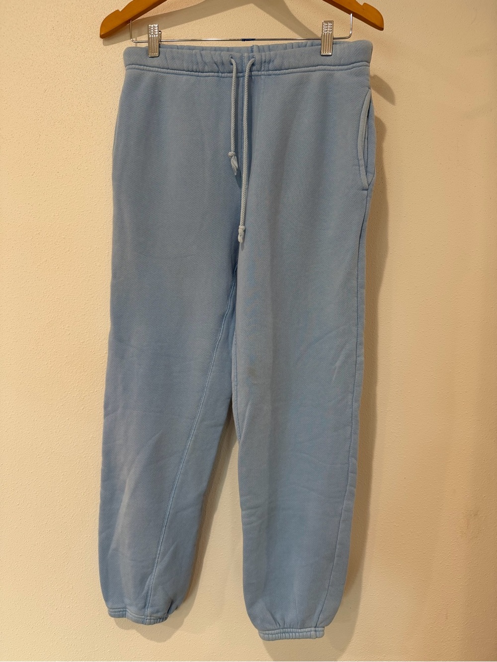 Elwood Light Blue Drawstring Sweatpants 100% cotton Small UNISEX